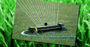 Watering lawn in Brookfield, Elm Grove WI